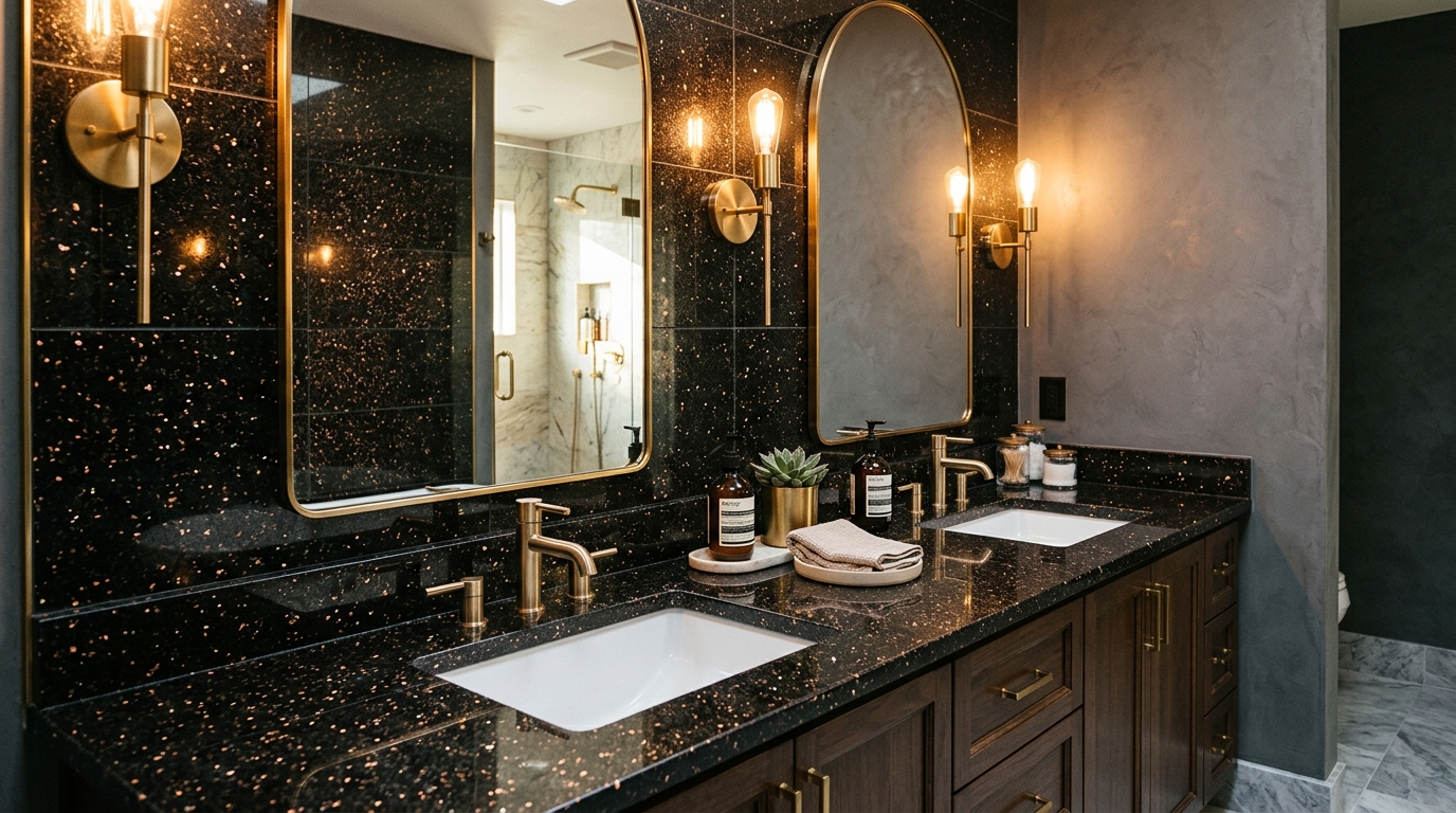 Black Galaxy Granite Slabs Exporter to Saudi Arabia
